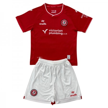 Virallinen pelipaita Bristol City Koti 2026-27 Lyhythihainen - Lasten ( + Lyhyet housut )