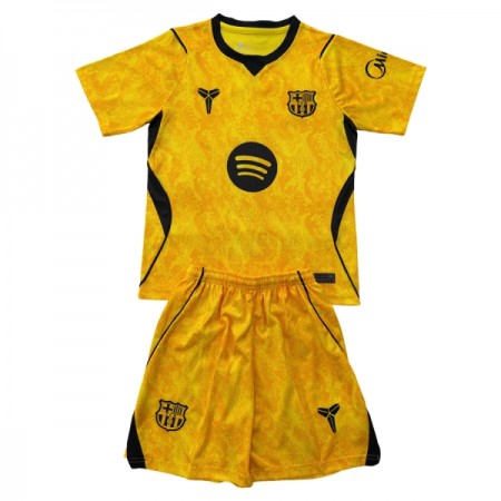 Virallinen pelipaita FC Barcelona Vieras Maalivahti 2026-27 Lyhythihainen Keltainen - Lasten ( + Lyhyet housut ) Virallinen pelipaita FC Barcelona Vieras Maalivahti 2026-27 Lyhythihainen Keltainen - Lasten ( + Lyhyet housut )