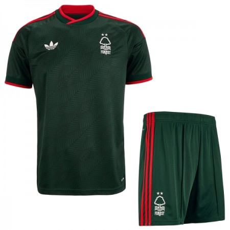 Virallinen pelipaita Nottingham Forest Vieras 2026-27 Lyhythihainen - Lasten ( + Lyhyet housut ) Virallinen pelipaita Nottingham Forest Vieras 2026-27 Lyhythihainen - Lasten ( + Lyhyet housut )