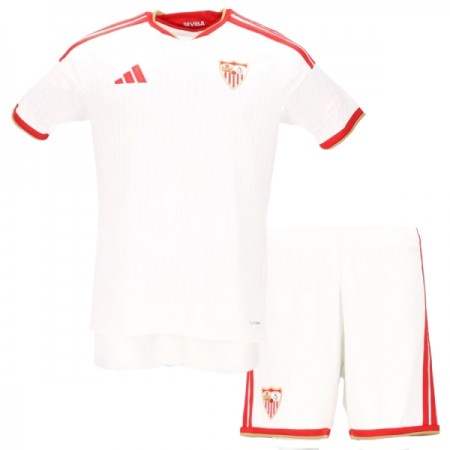 Virallinen pelipaita Sevilla FC Koti 2026-27 Lyhythihainen - Lasten ( + Lyhyet housut ) Virallinen pelipaita Sevilla FC Koti 2026-27 Lyhythihainen - Lasten ( + Lyhyet housut )