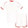 Virallinen pelipaita Sevilla FC Koti 2026-27 Lyhythihainen - Lasten ( + Lyhyet housut )