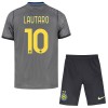 Virallinen pelipaita Inter Milan Lautaro 10 Kolmas 2026-27 Lyhythihainen - Lasten ( + Lyhyet housut )