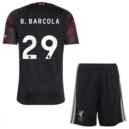 Virallinen pelipaita Liverpool B. Barcola 29 Kolmas 2026-27 Lyhythihainen - Lasten ( + Lyhyet housut ) Virallinen pelipaita Liverpool B. Barcola 29 Kolmas 2026-27 Lyhythihainen - Lasten ( + Lyhyet housut )