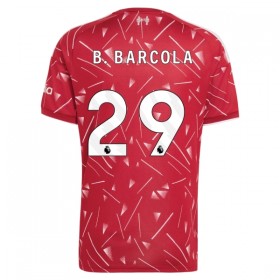 Virallinen pelipaita Liverpool B. Barcola 29 Koti 2026-27 Lyhythihainen - Miesten