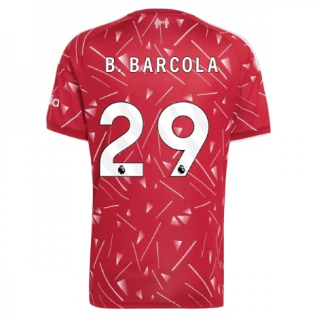 Virallinen pelipaita Liverpool B. Barcola 29 Koti 2026-27 Lyhythihainen - Miesten Virallinen pelipaita Liverpool B. Barcola 29 Koti 2026-27 Lyhythihainen - Miesten