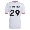 Virallinen pelipaita Liverpool B. Barcola 29 Vieras 2026-27 Lyhythihainen - Miesten Virallinen pelipaita Liverpool B. Barcola 29 Vieras 2026-27 Lyhythihainen - Miesten
