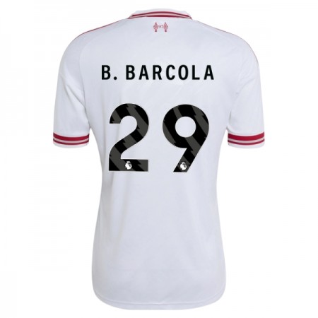 Virallinen pelipaita Liverpool B. Barcola 29 Vieras 2026-27 Lyhythihainen - Miesten Virallinen pelipaita Liverpool B. Barcola 29 Vieras 2026-27 Lyhythihainen - Miesten