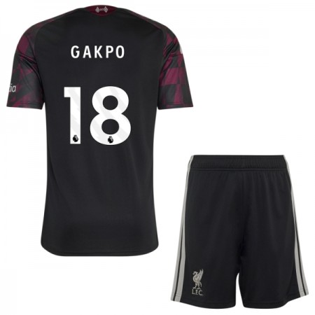 Virallinen pelipaita Liverpool Gakpo 18 Kolmas 2026-27 Lyhythihainen - Lasten ( + Lyhyet housut ) Virallinen pelipaita Liverpool Gakpo 18 Kolmas 2026-27 Lyhythihainen - Lasten ( + Lyhyet housut )