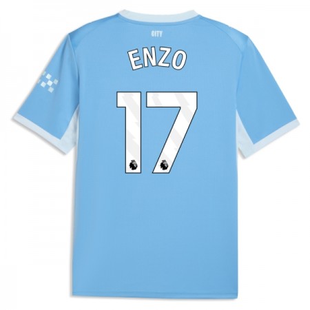 Virallinen pelipaita Manchester City Enzo 17 Koti 2026-27 Lyhythihainen - Miesten Virallinen pelipaita Manchester City Enzo 17 Koti 2026-27 Lyhythihainen - Miesten